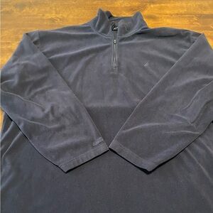 Men’s Nautica Navy Blue Fleece 1/4 Zip Pullover XXL Nautex